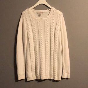LOFT cable knit sweater